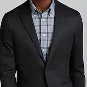 Men's Jos. A Bank Black Blazer Linen/Wool 42 Regular